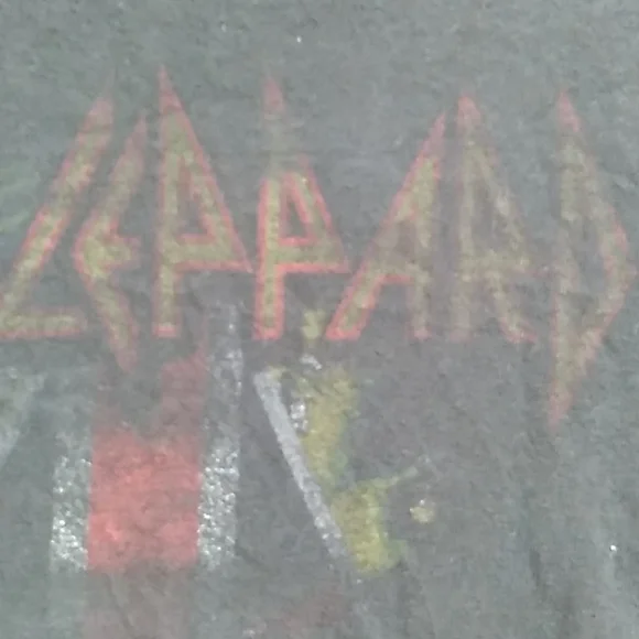 FIRM! RARE! Vintage Def Leppard Hysteria Tee Sz.L - Picture 4 of 12